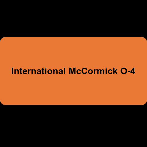 International McCormick O-4